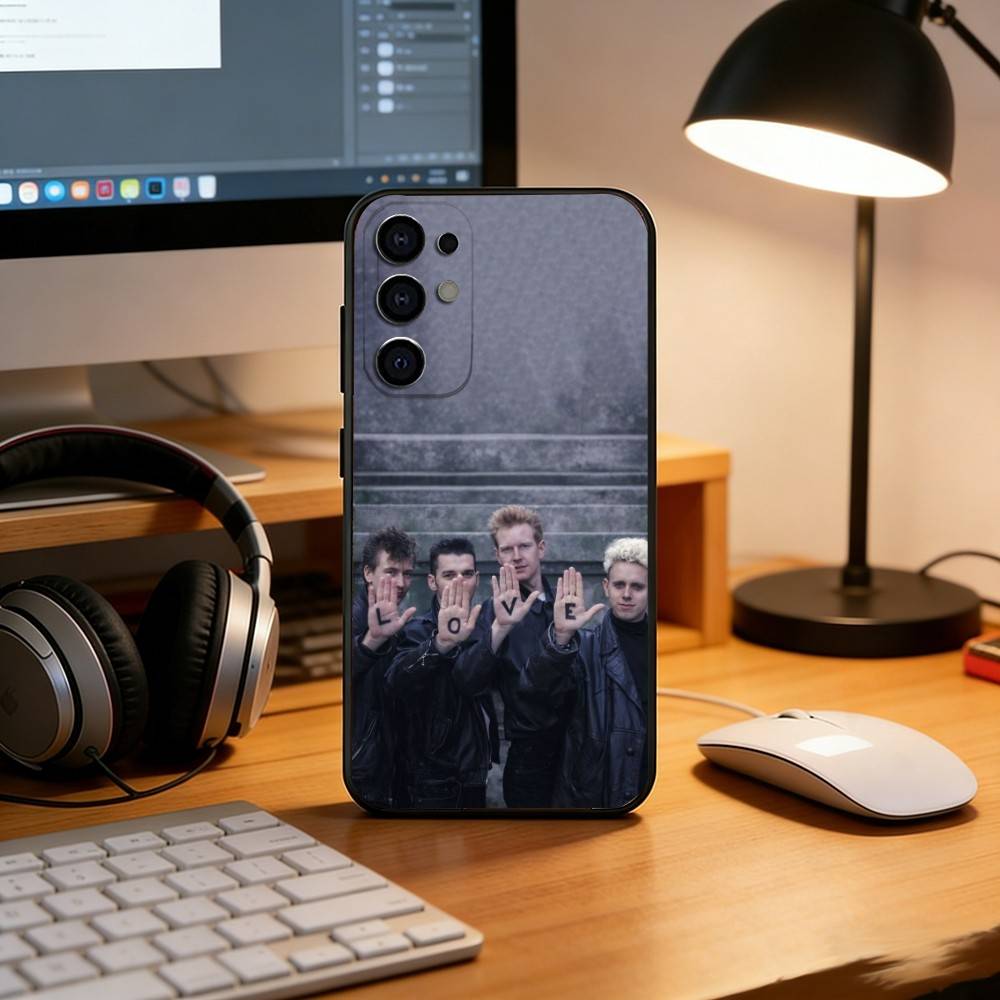Band D-Depeches M-Modes Phone Case For Samsung S25,S24,S21,S22,S23,S30,Ultra,S20,Plus,Fe,Soft Silicone Black Cover