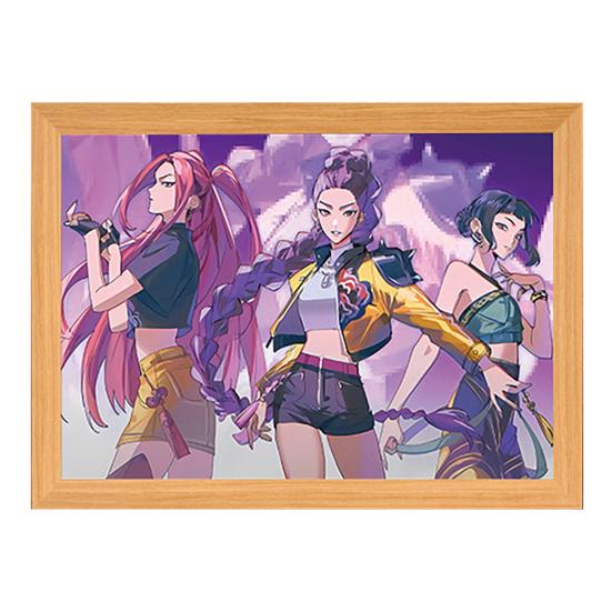 Malerei Lampe Wiederaufladbares LED Licht Leuchtende Wandkunst Licht Lebendige Farbe Kunst Beleuchtung Nachtlicht