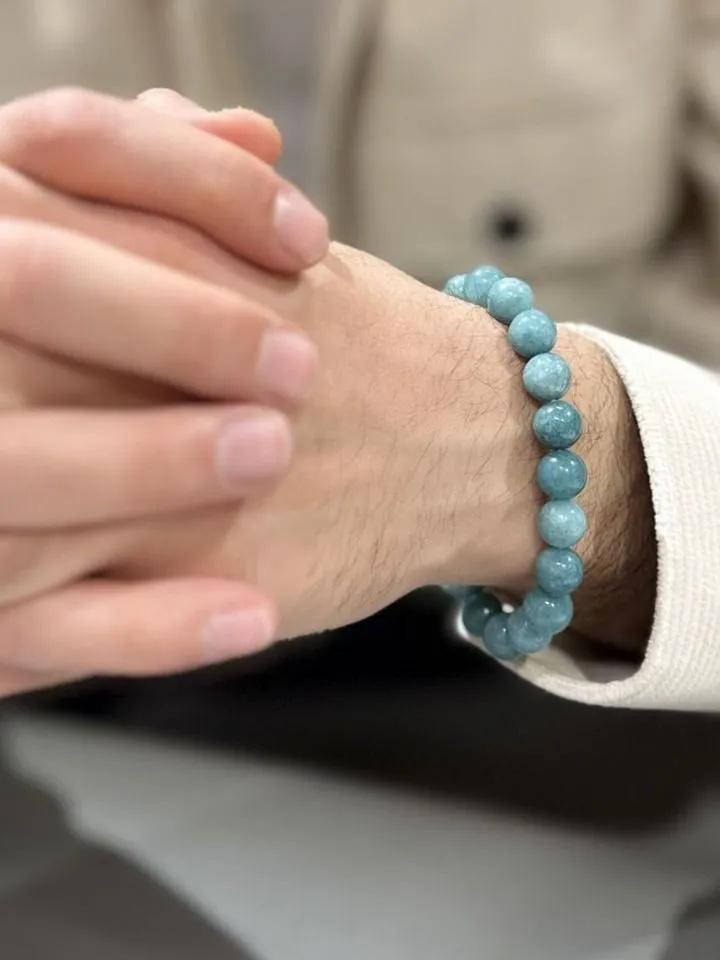 Náramek z krystalů a přírodních kamenů Korálkový náramek