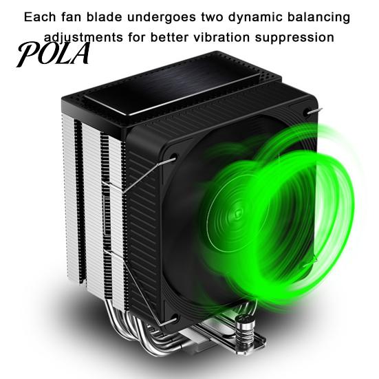 Easy Installation CPU Cooler Cooling Fan for LGA 1700/1200/115X AM4/AM5 5V ARGB 4Pin PWM Quiet Computer Large Air Flow Desktop Chassis Case