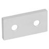 10Pcs Aluminum   End   Alloy Metal Cover Plate Linr Moving Parts 3060 Double Holes