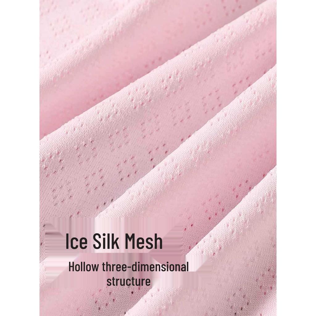 Girl's Nylon Ice Silk Safety Boxer Briefs - Antibacterial, Breathable, Cool, Anti-Exposure Summer Underwear