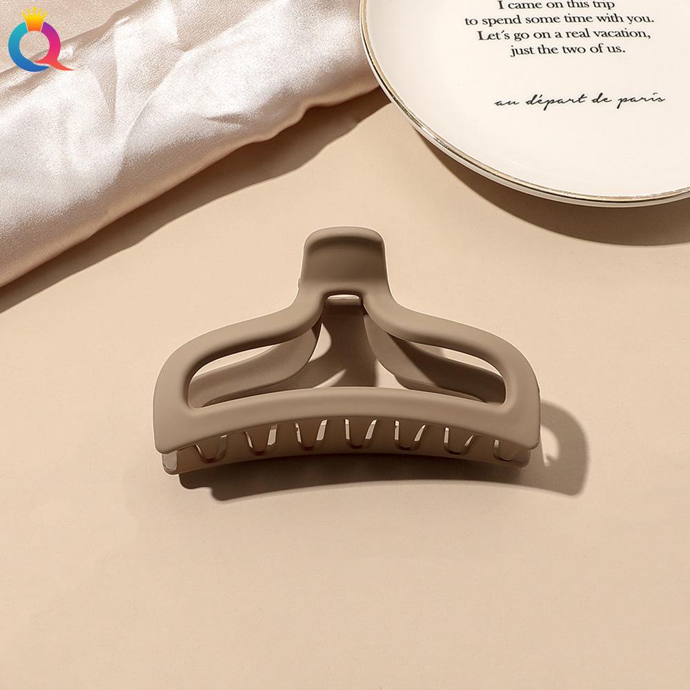 Daily Head Wear Set Women Fashion Claw Clip   Solid Coffee Black Acrylic Large Hair Claw Korea for Girl Clip Barrette Hair Accessories