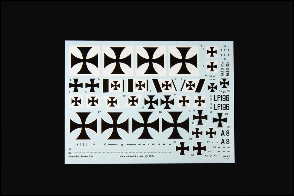 Eduard 1/48 Weekend Edition German Fokker E.3 Plastic Model Kit EDU8419