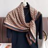 Spring and Autumn New Fashion 91 Square Scarf Women's Silk Scarf Foreign Style Shawl Neck Protection External Decorative Scarf Scarf