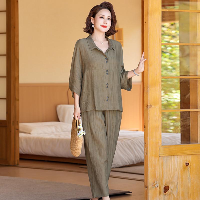 

2026 Plus Size Summer Set: Flattering Top for Women 3XL (Suggest 160-200 Jin)