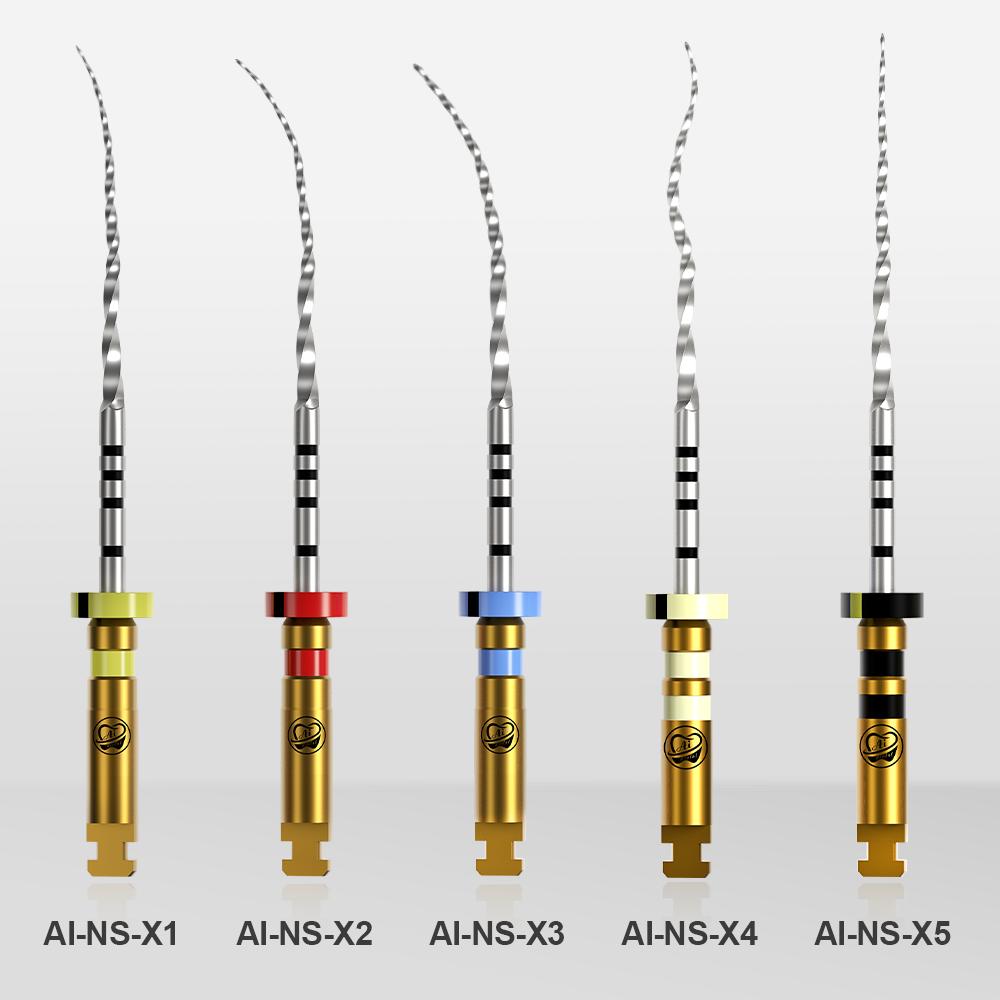 AI-NS любящий файл Корневой канал Переменная конусность Серпантинная форма Следующая — фото 6