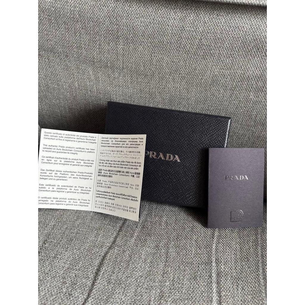 prada saffiano card case