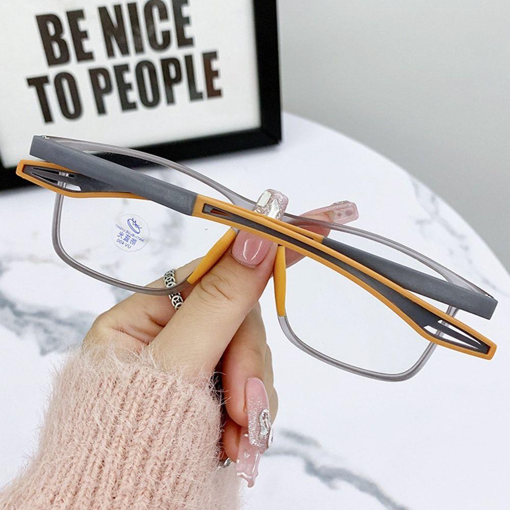 Unisex Ultralight Reading Glasses Silicone Sports Myopia Glasses Anti Blue Light Anti-Shedding Eyewear Prescription Eyeglasses