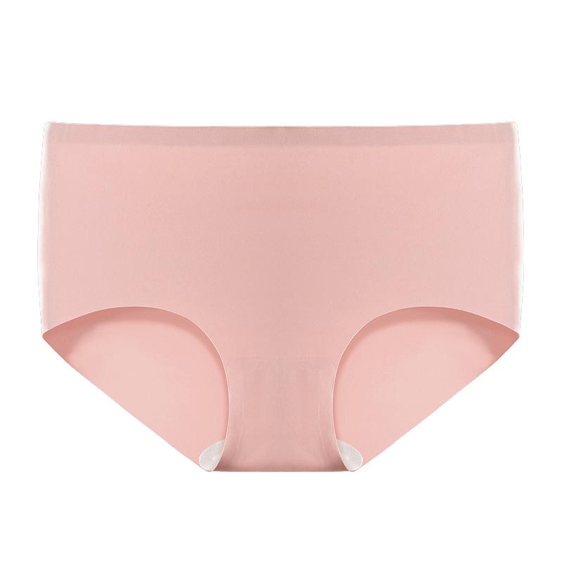 7A Mulberry Silk Women's Mid-Waist Seamless Briefs with Antibacterial Crotch and Butt Lifting Design