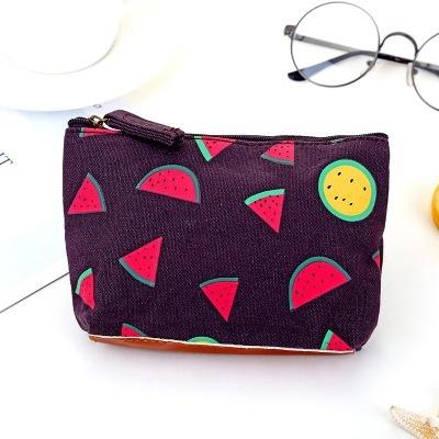 Waterproof Cosmetic Organizer Bag Coin Bag Printing Women Travel Makeup Case Portable Cosmetic Bags