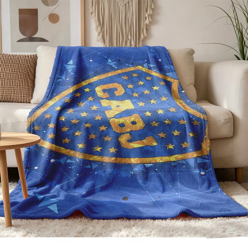 Boca Juniors Soft and Comfortable Flannel Suitable for Sofas Living Rooms Outdoor Camping Travel and Also Makes a Great Anniversary Gif
