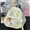 Schoolbag new shoulder back cartoon bar star schoolgirl backpack cute transparent baby bag simple large capacity schoolbag