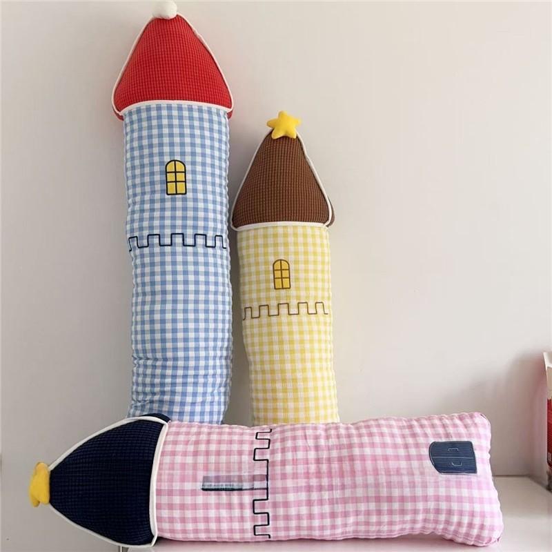 Cute Cartoon Girl Sleep Leg Support Pillow With Removable Cover For Bedside Comfort