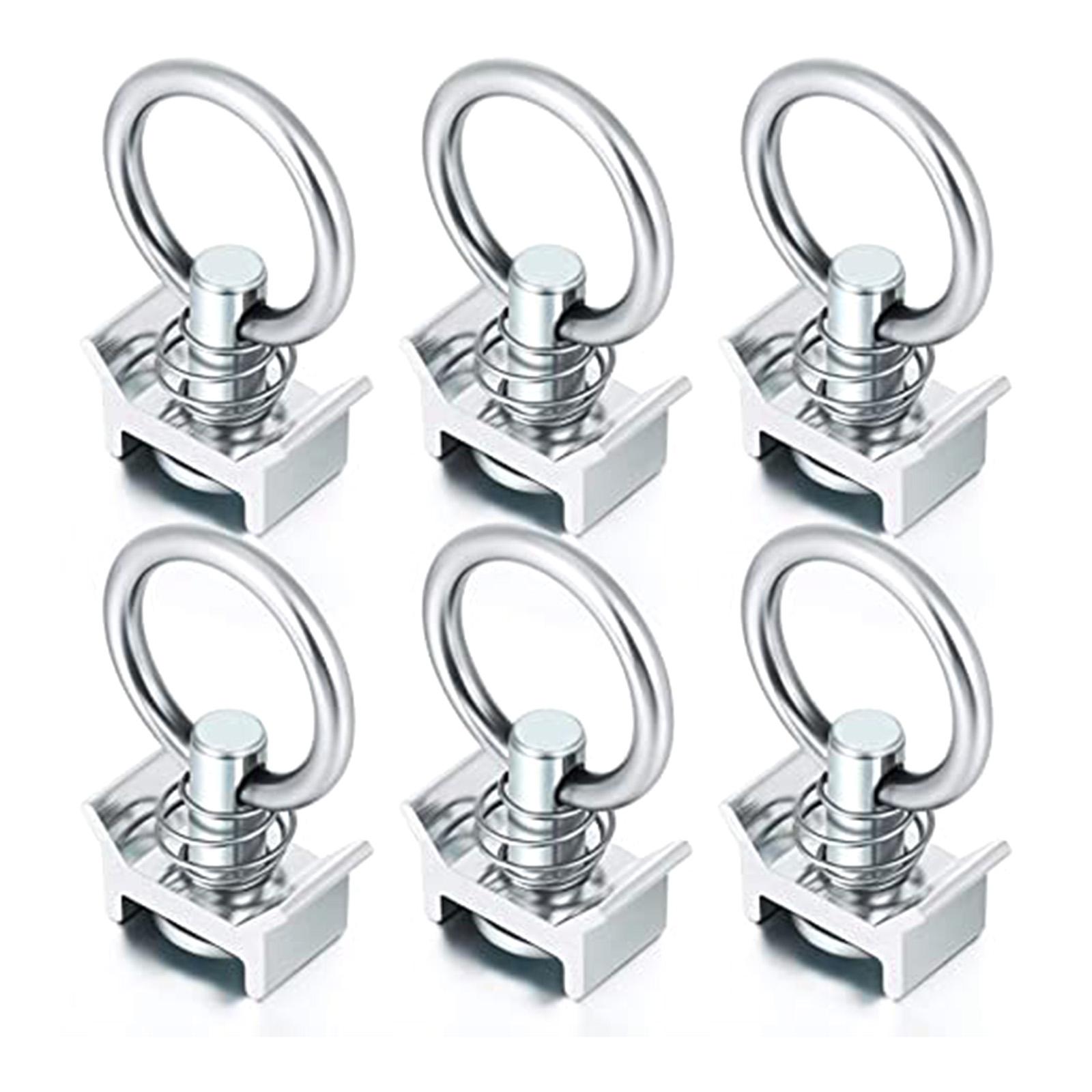 

Одинарный фитинг L-образной направляющей грузоподъемностью 4000 фунтов с круглым кольцом из нержавеющей стали, алюминиевым держателем для контроля груза для авиакомпании 6