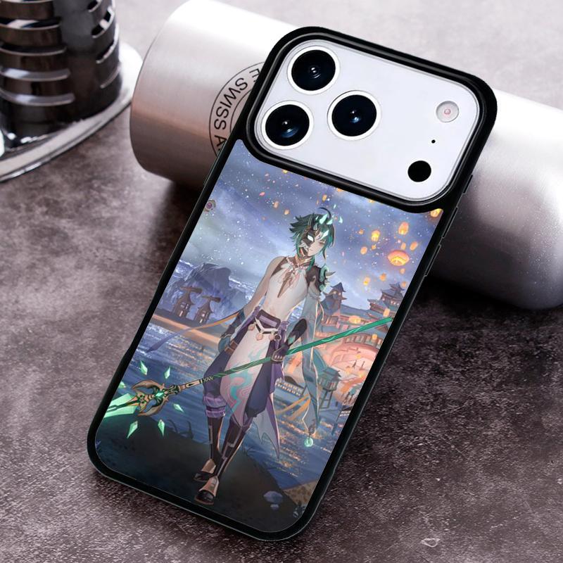 genshin impact Xiao Phone Case for iPhone 17 16 15 Pro Max Air 14 13 12 11 Plus Shockproof Cover