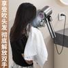 New bathroom non-punching hair dryer hanger universal card slot 360 ° rotating hair dryer storage rack