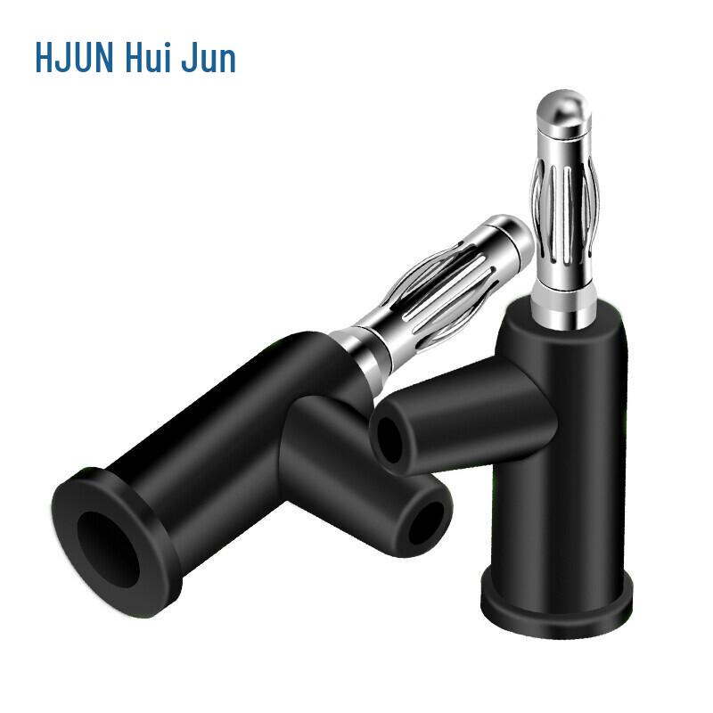 Huijun 4mm Solder-Free Brass Banana Plugs 1 Pc