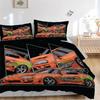 Car Artwork Print 3Pcs Bedding Setduvet Cover With 2 Bedropillowcase Home Birthday Gift