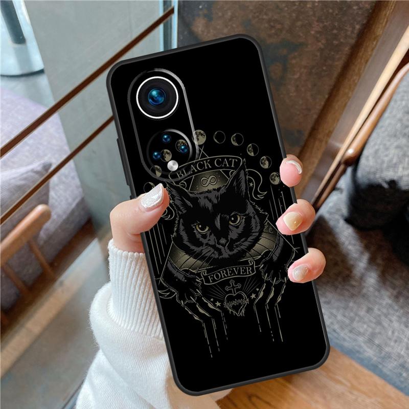 Witches Cat Moon For Honor Magic 7 Pro 5 6 Case Cover For Honor 90 70 50 Lite 400 200 X9 X8a X8b X9a X9b X9c