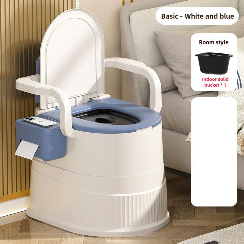 Pregnant Woman Moving Toilets Seat Portable Urinal Household Elderly Disabled Care Sitting Toilet Chair