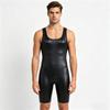 Mens High Elastic Shiny Seamless Tummy Control Slimming Shapewear Bodysuit