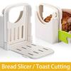 Foldable Bread Slicer Toast Slicer Tool Adjustable Toast Loaf Slicing Machine Bread Cutting Guide for Homemade Bread
