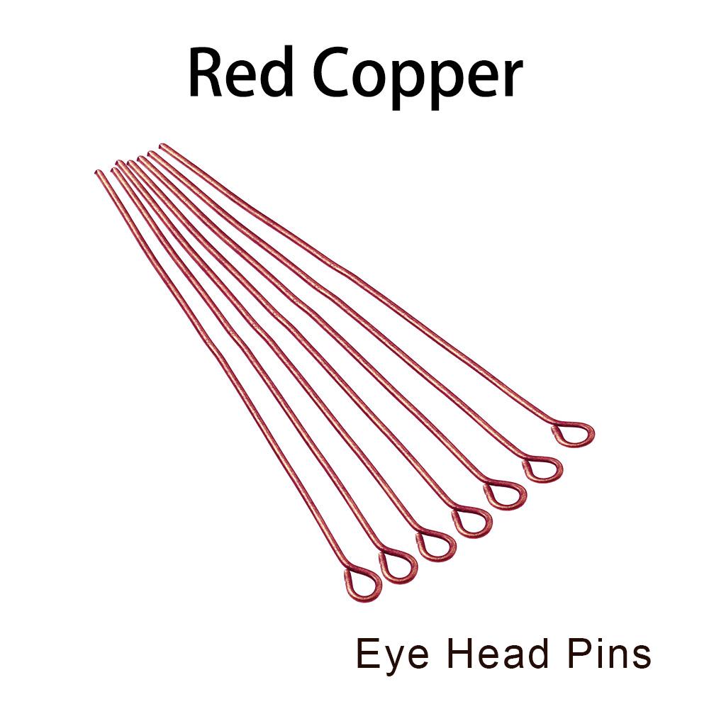 200Pcs/lot 10-50mm Flat Head Ball Head Eye Head Pins Connectors For Necklace Pendant DIY Jewelry Making Accessories Supplies