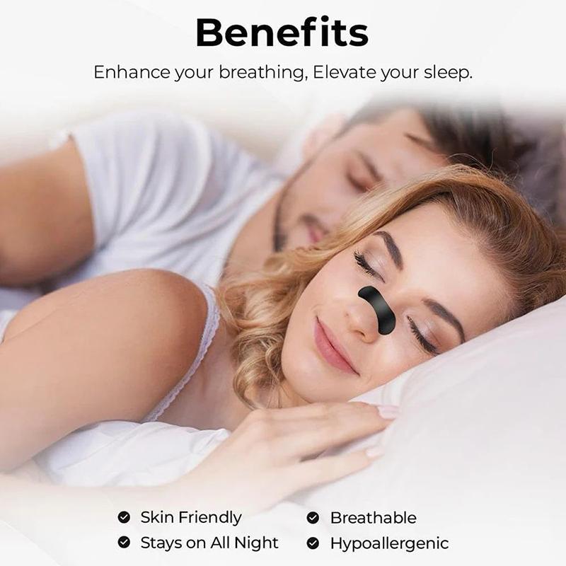 10Pcs Nasal Strips Anti Snoring Nasal Dilator Nasal Breathing Dilators Stop Snoring Sleeping Aid Boost Oxygen Intake