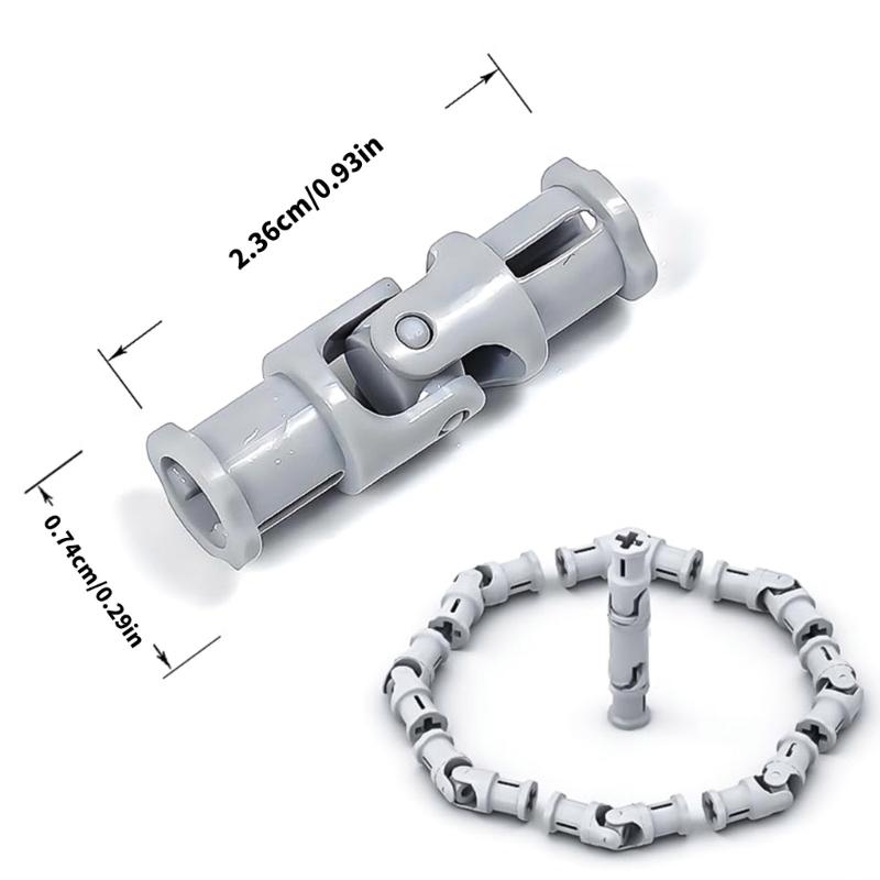 Flexible Universal Joint Building Block Connector Coupling Suitable For 61903 62520C01 Plastic Construction Model Parts