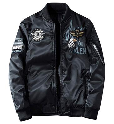 NARANNBU Military Embroidered Large B03 XL Jacket, Padded, Double-Sided, MA-1 Blouson, Unisex, Windproof, Water-Repellent, Patches, Size, MA-1 Jumper,