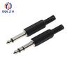 6.3MM Mono/Stereo AUDIO Jack Plug Male Connector Welding Line HeadPhone Stereo 1/4" 6.35mm 6.3 6.35