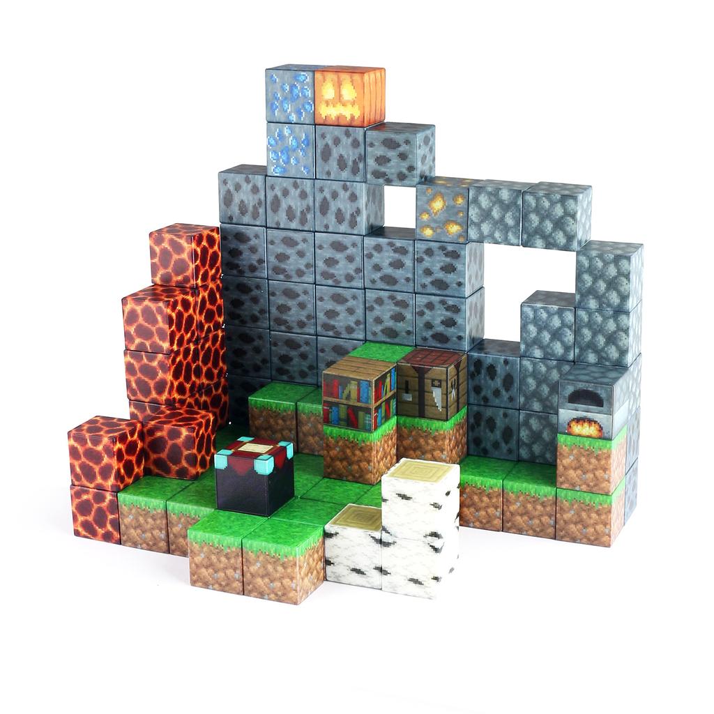 Pixel World Magnetic Building Block Assembly Toy Decompression Children'S Educational Toys 25Mm Size