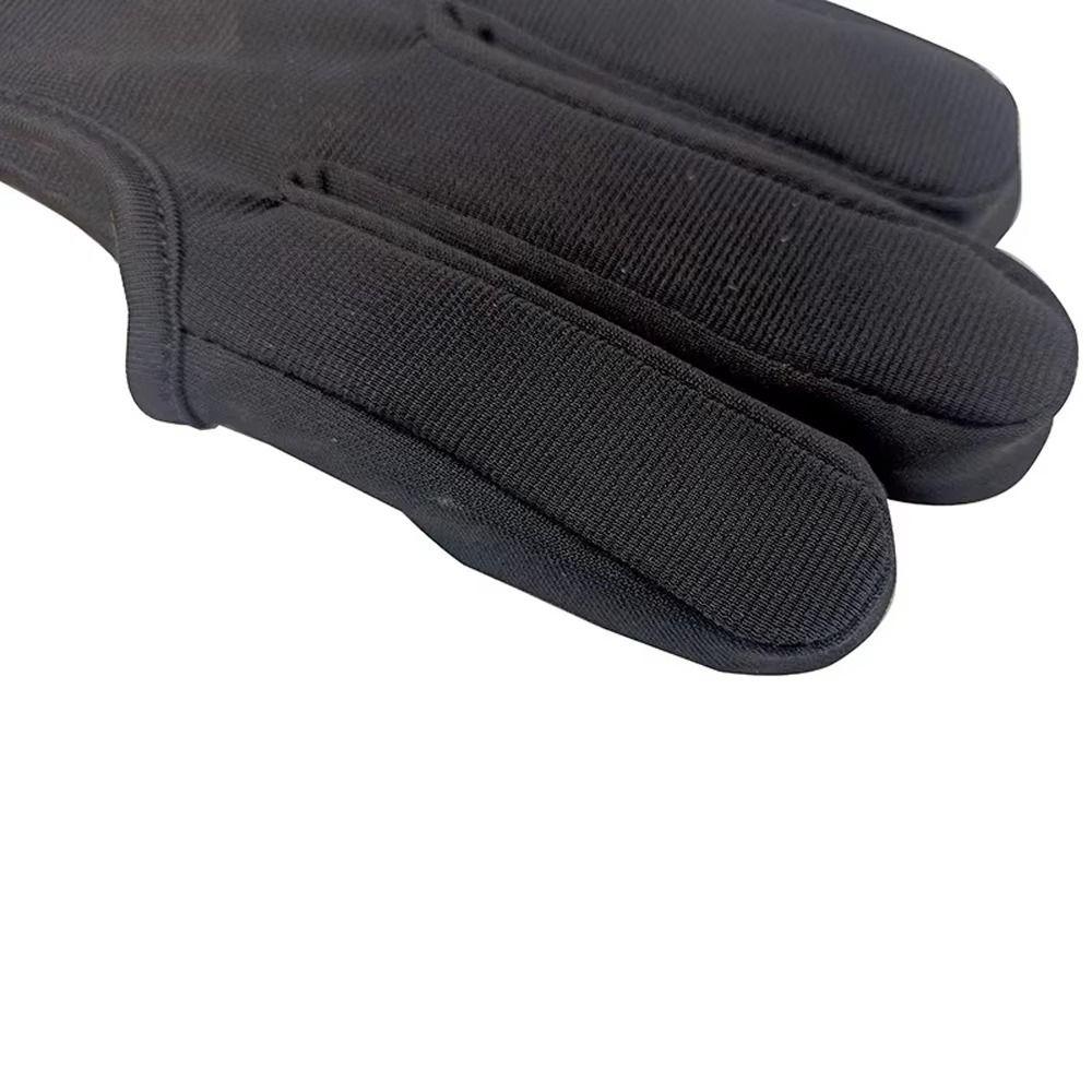 Non-Slip Recurve Bow Gloves Leather Fingertip Shooting Protective Gloves  Outdoor Shooting