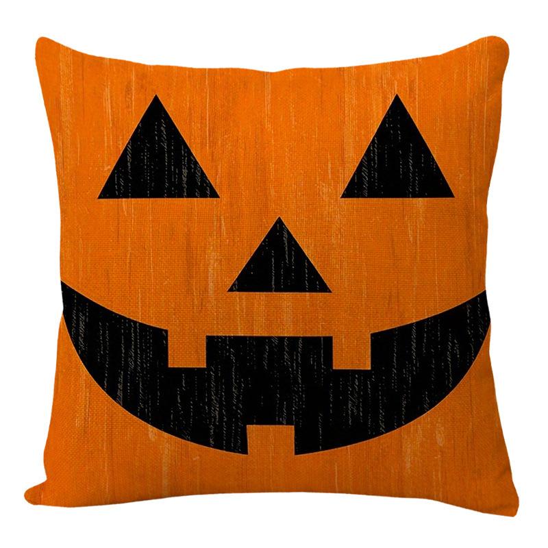 Halloween Funny Decorative Pillowcase Living Room Bedroom Sofa Bedside Car Cushion Cover