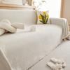 Enkelt linjemønster Sofahåndkledekk, Reversibelt Chenille Sofatrekk, Stue 3-seters Sofatrekk Fire årstider Universalt