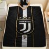 1PC Juventus Football Club Patterned Flannel Blanket Suitable For All Seasons for Home Decor Warmth and Comfort Gifts Holiday Present