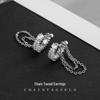 Unique Women's Chain Tassel Cartilage Stud Earrings - 2024 Hot Design