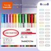 True Color Outline Pen: Dual-Line, Glitter, Black Journal & Border Art Tool.