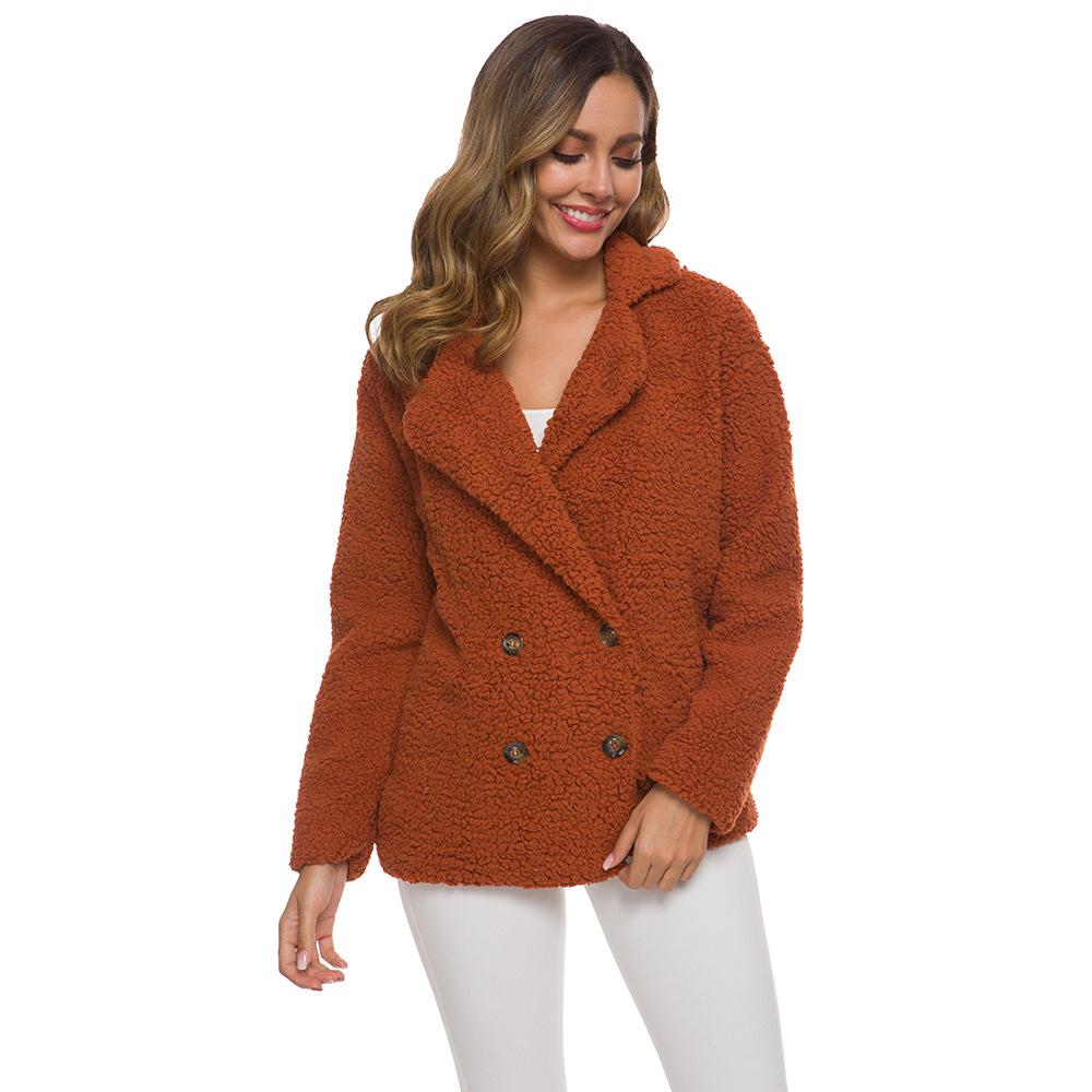 Female Warm Faux Fur Coat Women Autumn Winter Teddy Coat Casual Oversized Soft Fluffy Fleece Jackets Overcoat