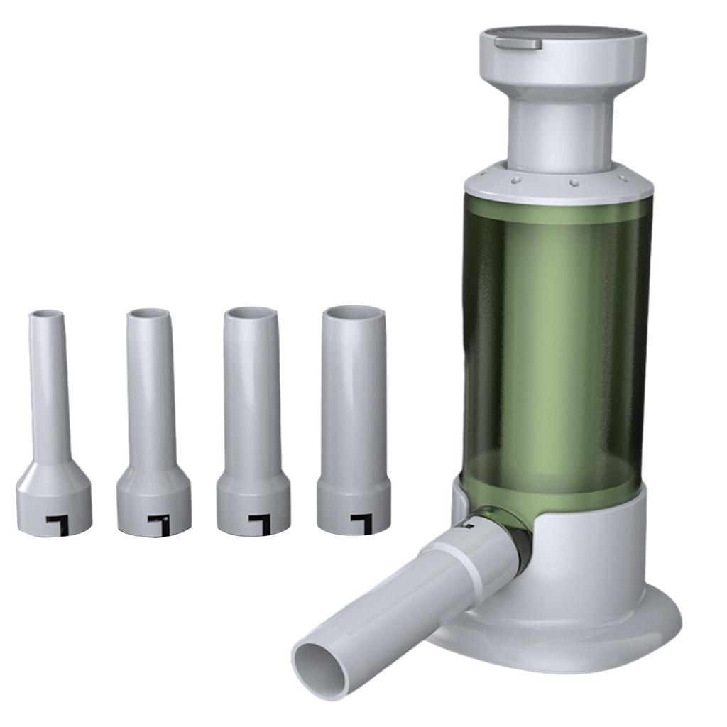 Household Sausage Stuffer,Manual Labor-saving Efficient Meat Tool with 4 Tubes,Food-grade Kitchen Homemade Sausage Machine