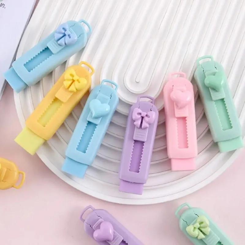 Portable Creative Push-pull Eraser Cute Wiping Stationery For Kids Students Drawing Writing School Supplies Stationery