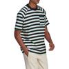 Adidas Originals Trefoil Stripe Pocket Crew Neck Short Sleeve T-Shirt Men Tops Green HT1662