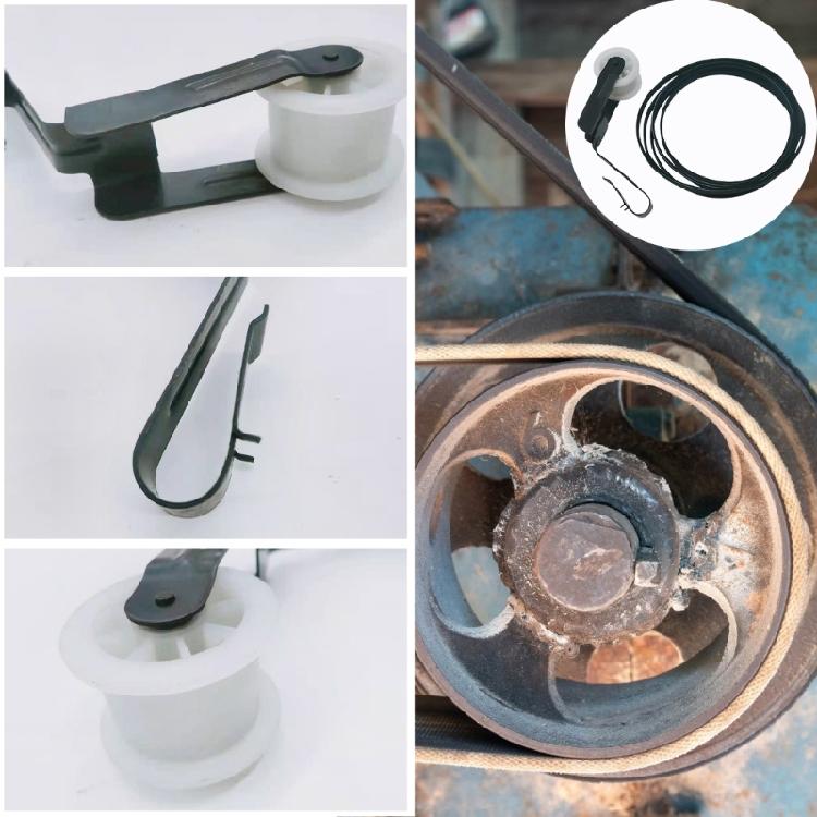 Dryer Repair Kit Drum Rollers Belt Pulley Replacement Maintenance Repair Kit for 341241 691366 Dryer Accessories