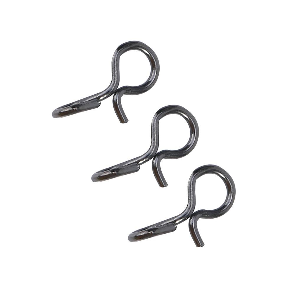 300PCS Multi-Purpose Fly Fishing Snap Stainless Steel Lure Snap Durable Fishing Snap Trout Fishing
