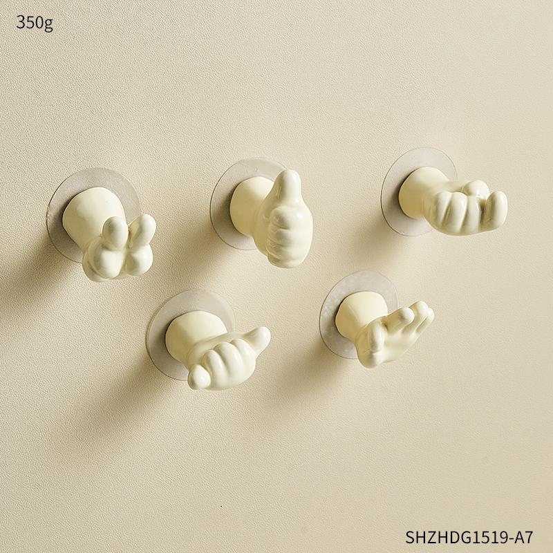 Creative Room Decor Keychain Wall Wall Hooks Suction Cups Hanging Hooks Storage Kitchen Gadgets Bathroom Accessories Coat Rack