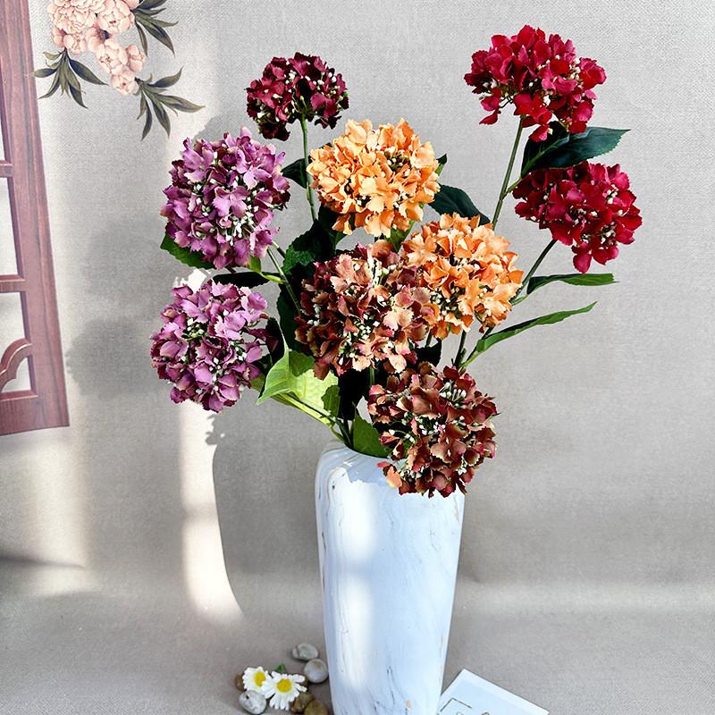 Flower Artificial Hydrangea Wedding Hotel Restaurant Desktop Ornament Decoration