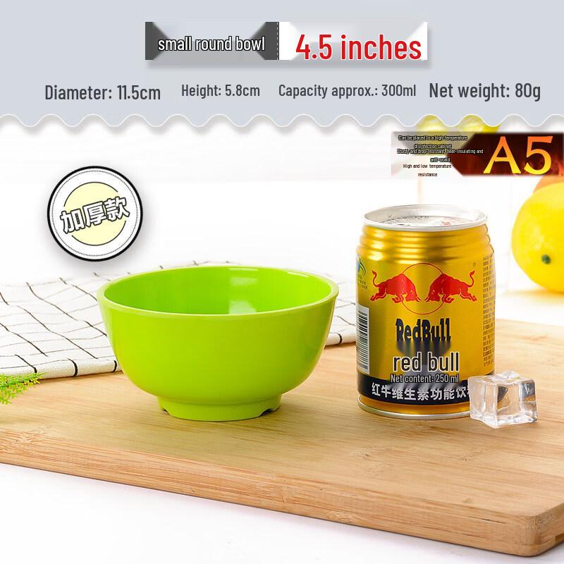 A5 Grade Melamine Rice & Soup Bowls