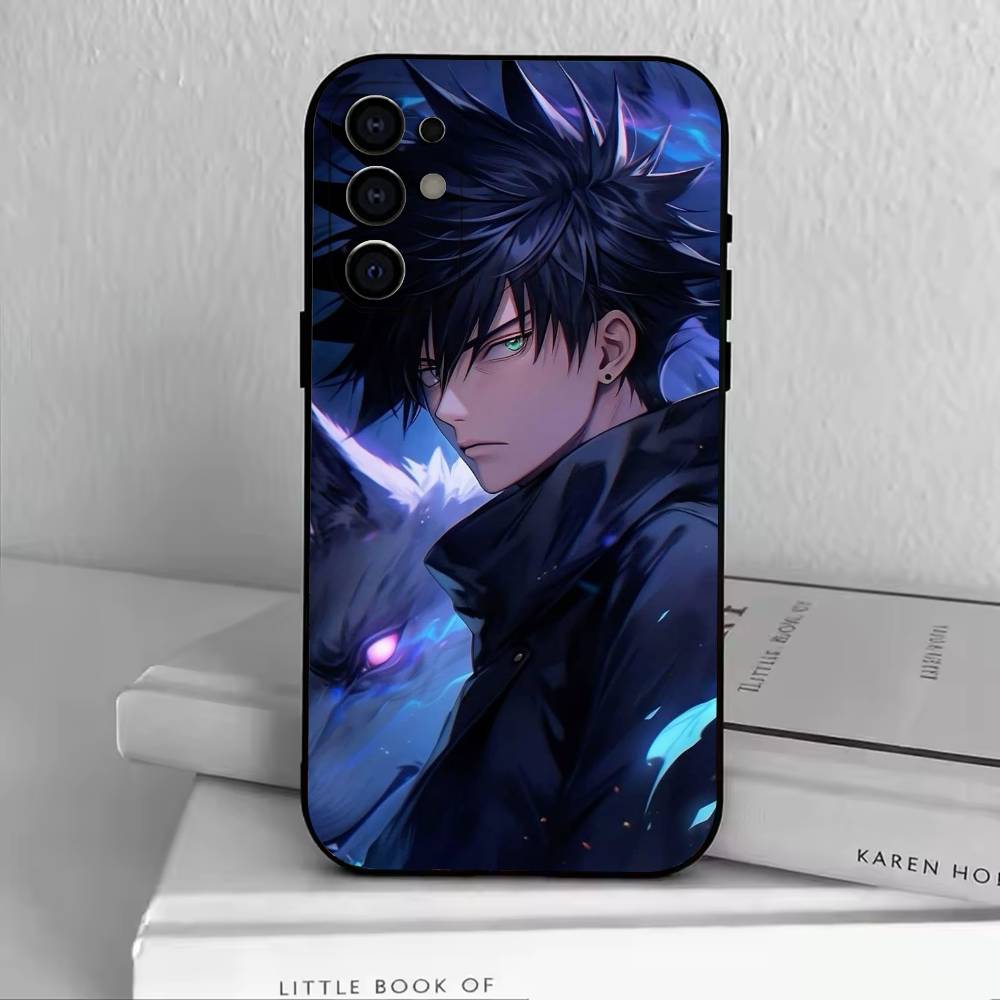 

JK-F-Fushi-guro M-Meg-umi Phone Case For Samsung S25,S24,S21,S22,S23,S30,Ultra,S20,Plus,Fe,Lite,Note,10,Black Cover Samsung S20plus5G