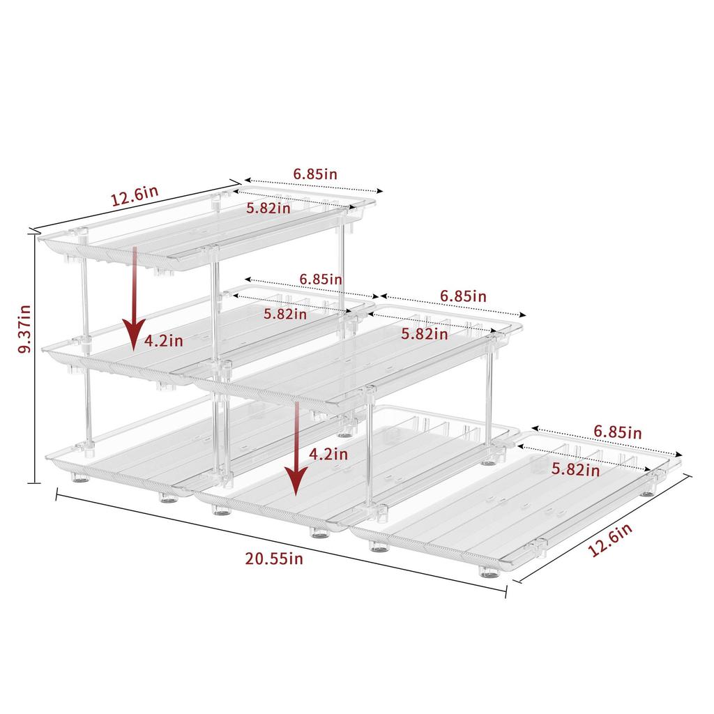 Stackable Multi-layer Cat Food & Beverage Can Storage Rack